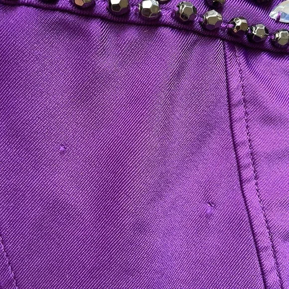 Bebe Cocktail Dress 💜 Size XS-S - Picture 12 of 12